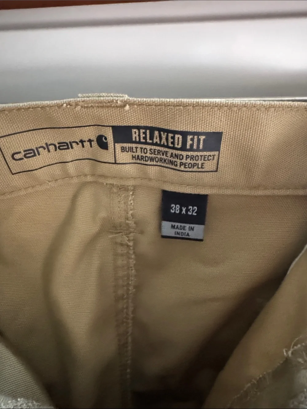 Carhartt Men's Tan Work Chinos